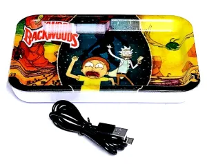 Backwoods Rick and Morty LED Rolling Tray