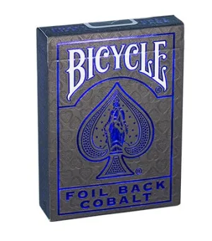 Bicycle Cobalt Blue Foil Back Playing Cards