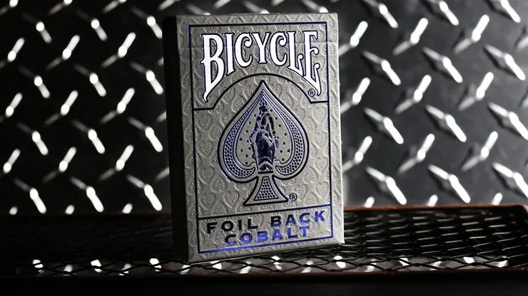 Bicycle Rider Back Crimson / Cobalt Luxe Version 2 by US Playing Card Co