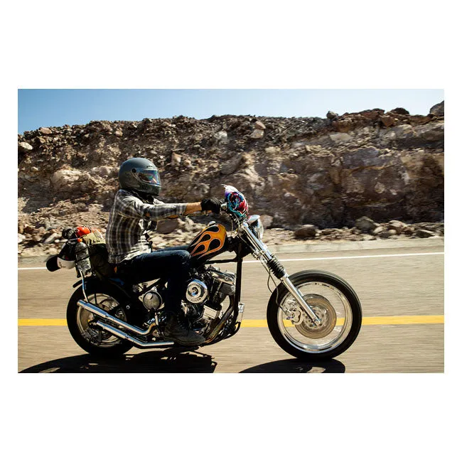 BILTWELL GRINGO SV HELMET  GLOSS STORM GREY