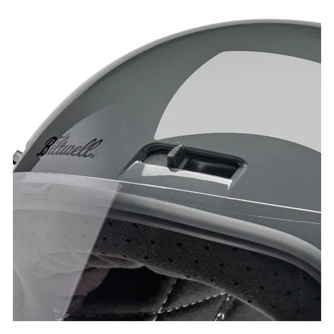 BILTWELL GRINGO SV HELMET  GLOSS STORM GREY