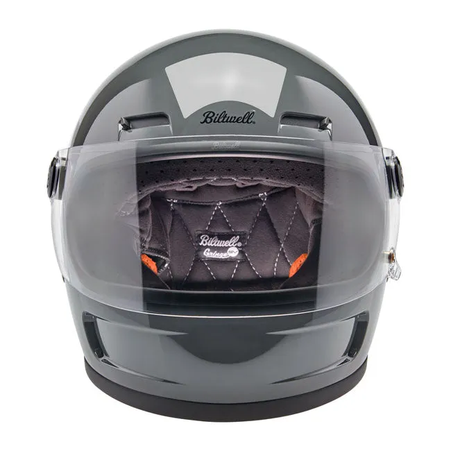 BILTWELL GRINGO SV HELMET  GLOSS STORM GREY