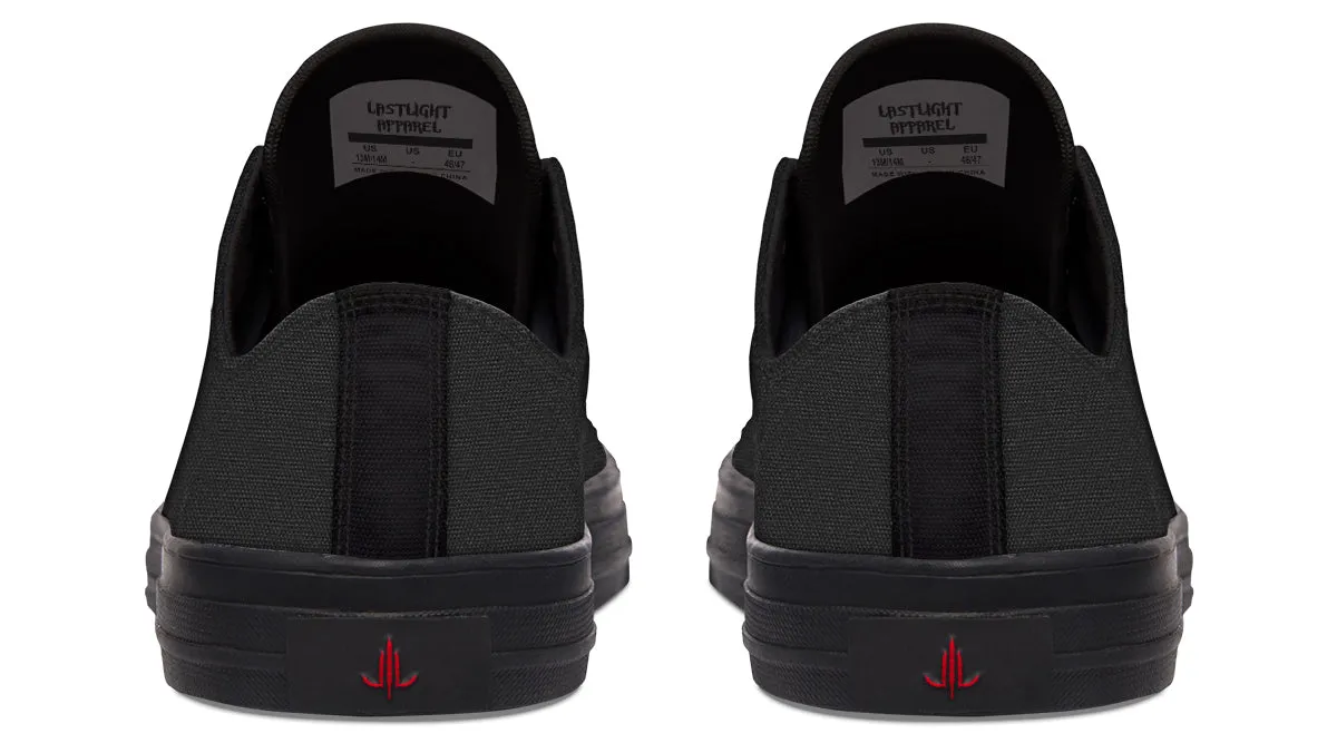Black Low Tops