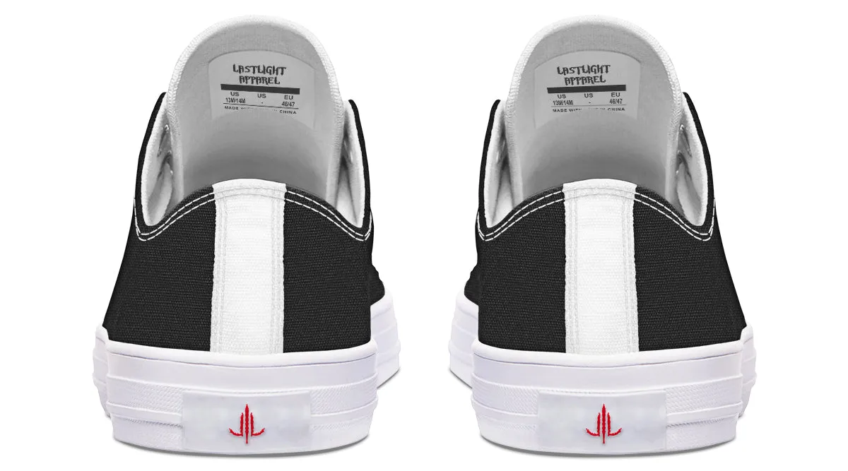 Black Low Tops