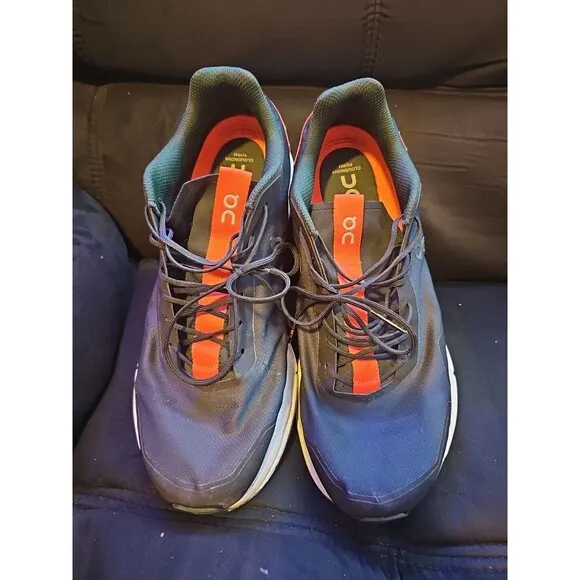 Black Orange On Cloud “Black Flame” Cloudnova Form 26.98484 Mens Size 13