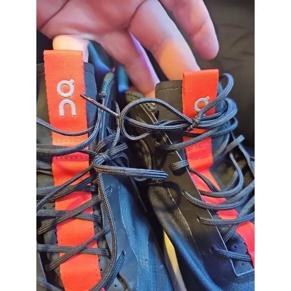 Black Orange On Cloud “Black Flame” Cloudnova Form 26.98484 Mens Size 13