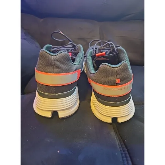 Black Orange On Cloud “Black Flame” Cloudnova Form 26.98484 Mens Size 13