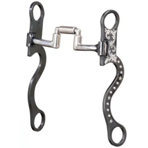 Black Satin Flat Calvary Bit