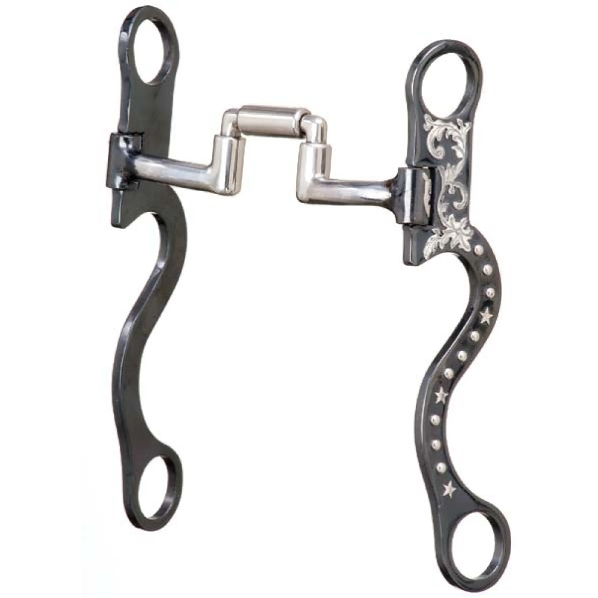 Black Satin Flat Calvary Bit