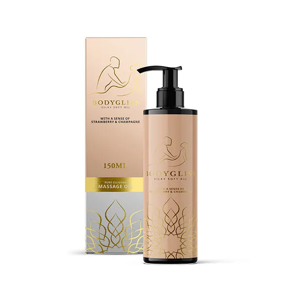 BodyGliss Huile De Massage Fraise & Champagne 150 ml