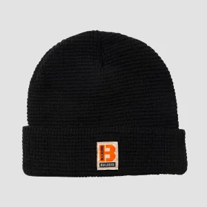 Brixton Builders Waffle Knit Beanie Black