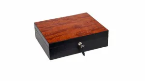 Brizard and co. The "Airflow" Cigar Humidor - Sunrise Black and Bubinga (60/70 Count)
