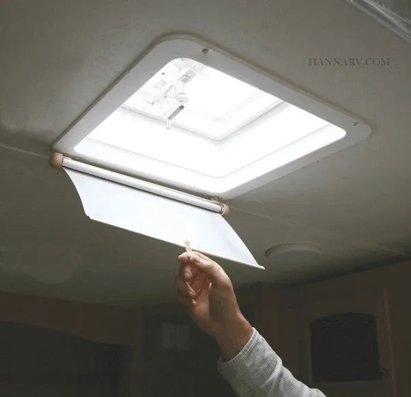 Camco Lights Out Retractable RV Roof Vent Shade Blind