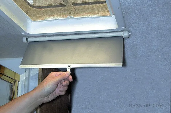 Camco Lights Out Retractable RV Roof Vent Shade Blind