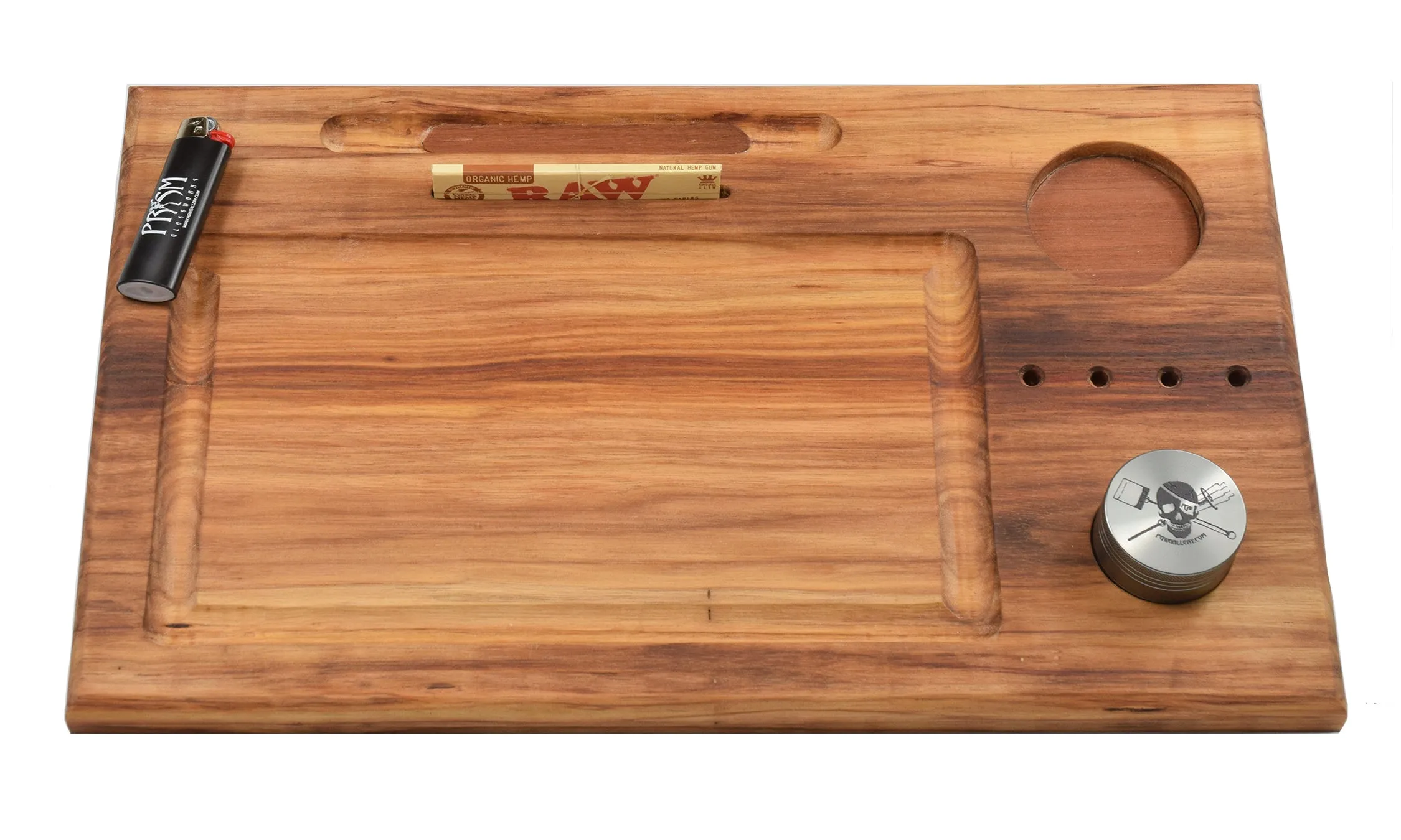 Canarywood Rolling Tray by Wild Wood Workshop
