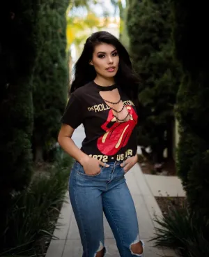Chain Game Rolling Stones Top