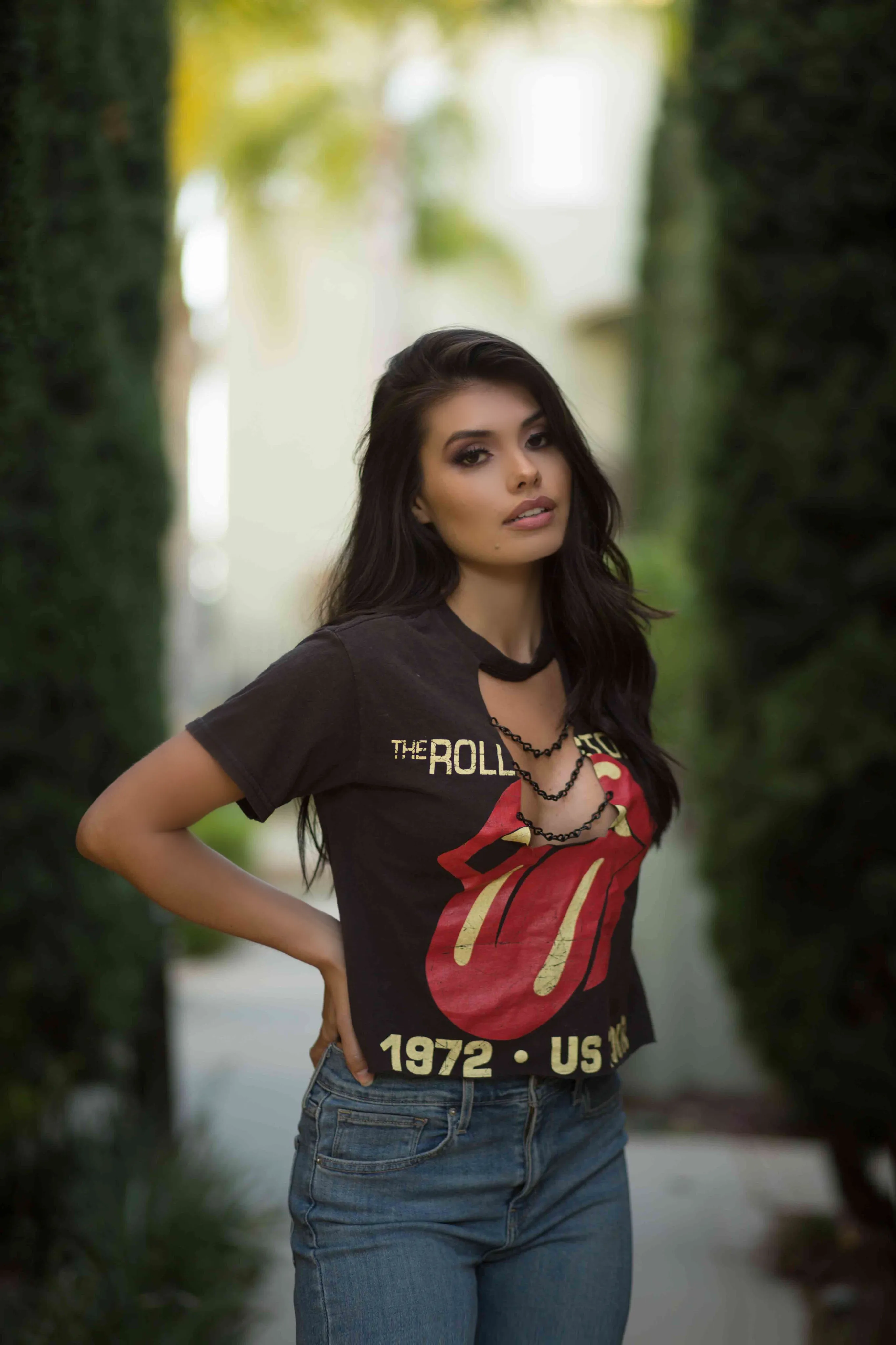 Chain Game Rolling Stones Top