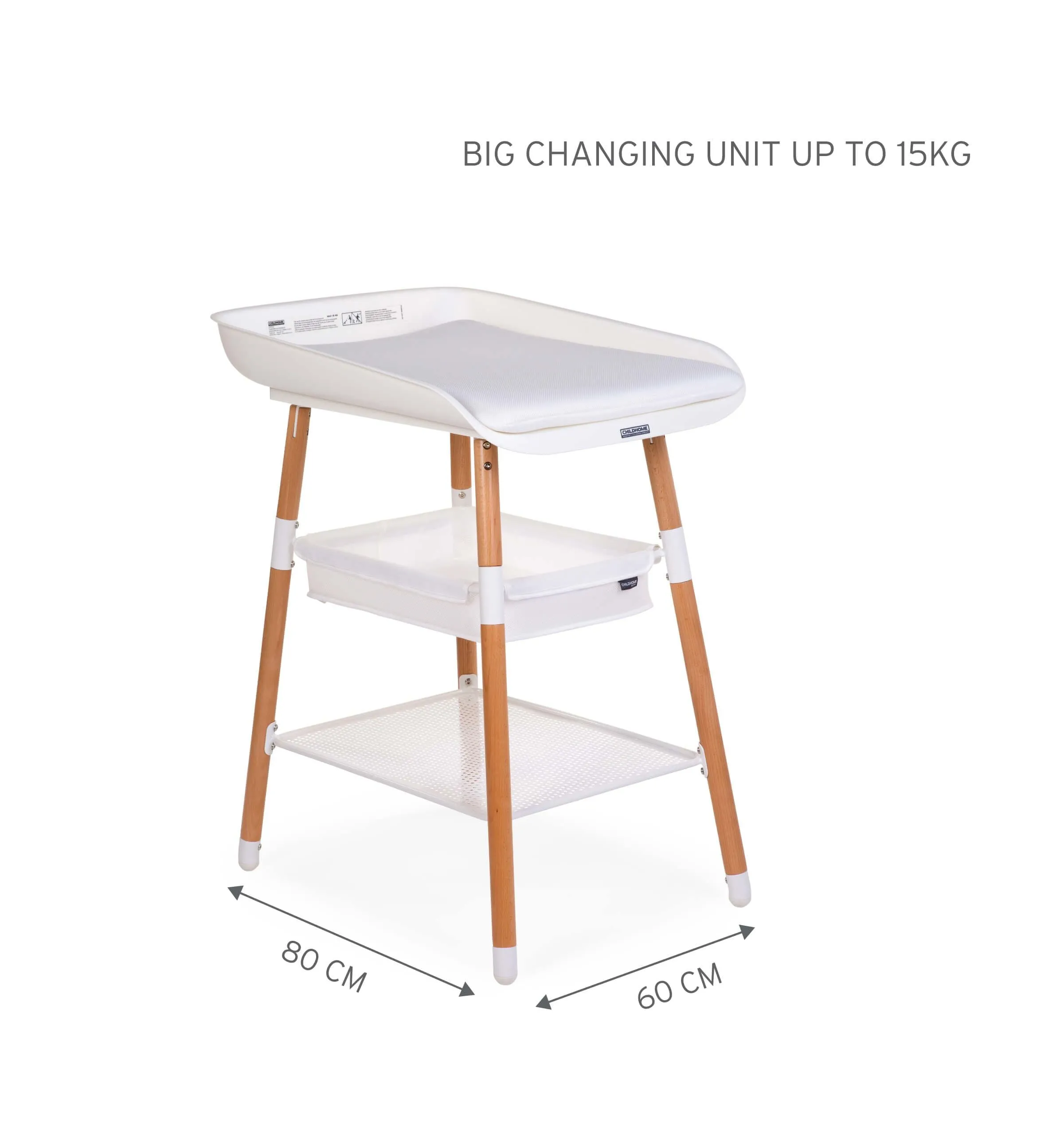 Childhome Evolux Changing Table - Natural White