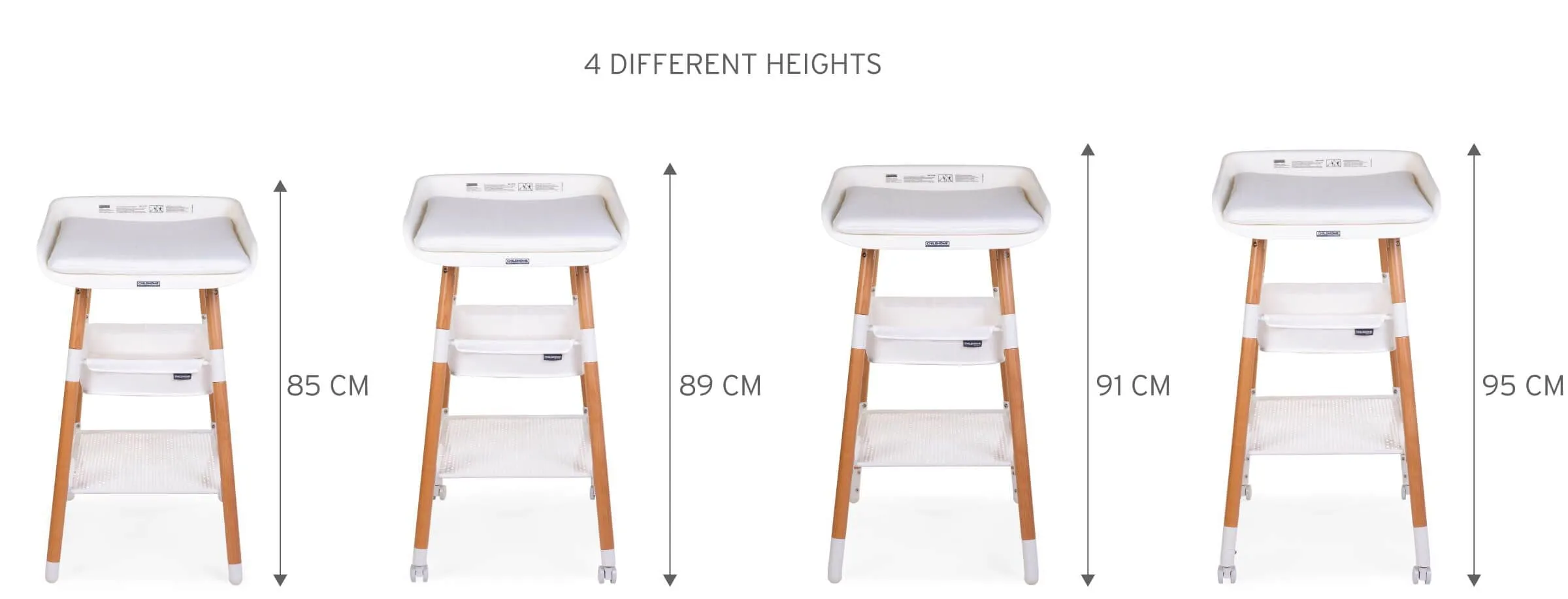 Childhome Evolux Changing Table - Natural White