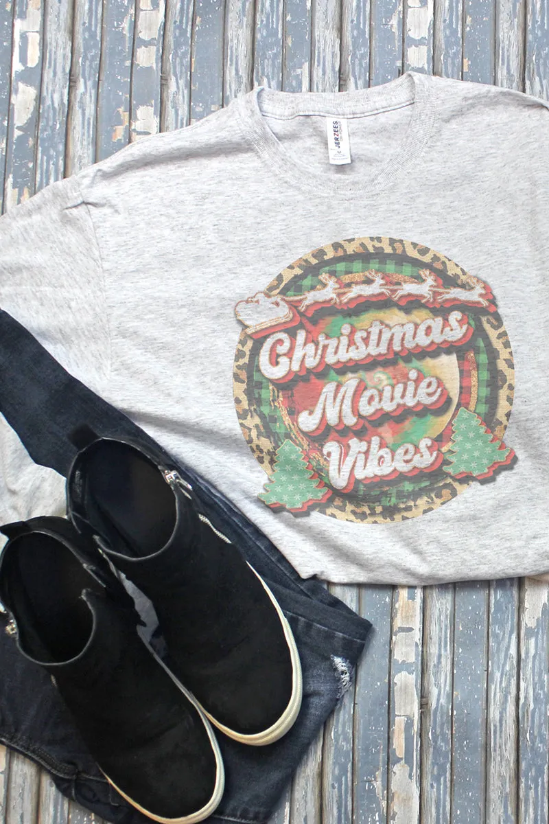 Christmas Movie Vibes Unisex Dri-Power Long-Sleeve 50/50 Tee