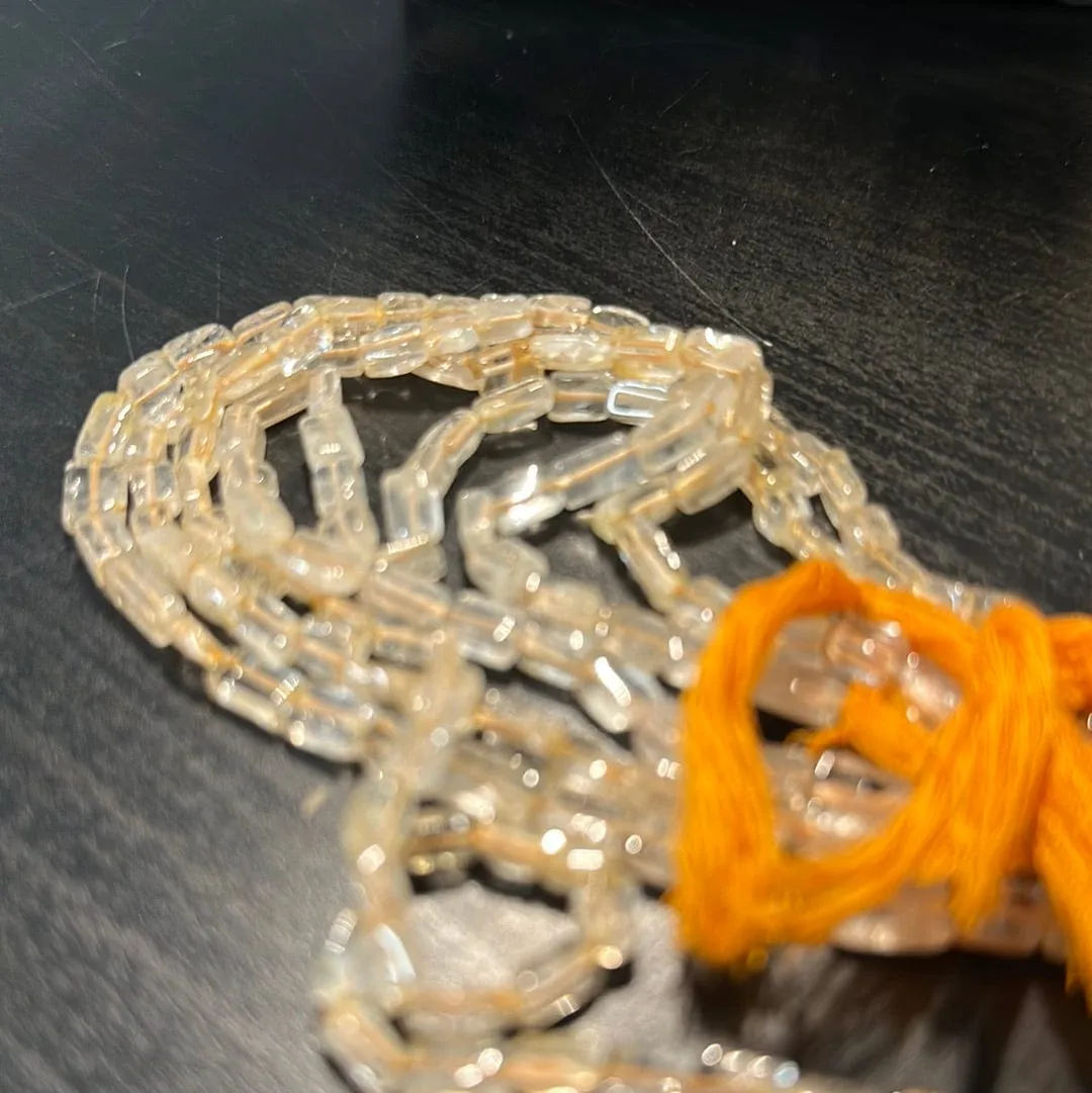 Citrine Bead Strand Rectangle