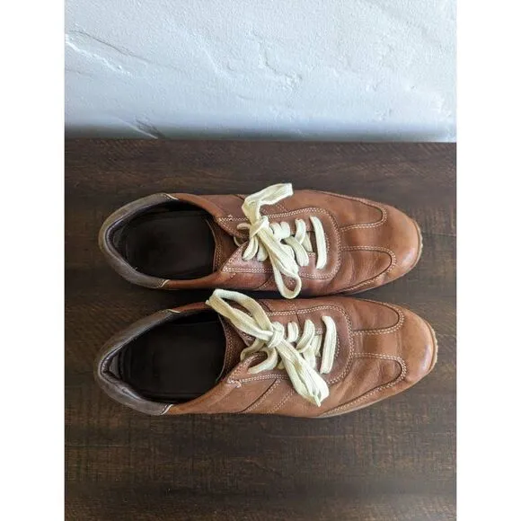 Cole Haan Men's Brown Air Lace-up Sneaker Shoes - Size 9M