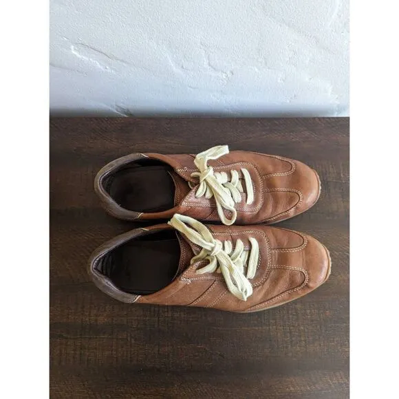 Cole Haan Men's Brown Air Lace-up Sneaker Shoes - Size 9M
