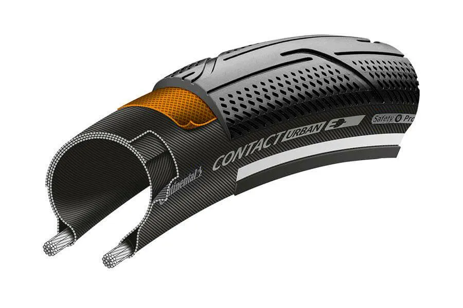 Continental Contact 16" x 1.35" Brompton Folding Bike Tyre - Reflective Bead
