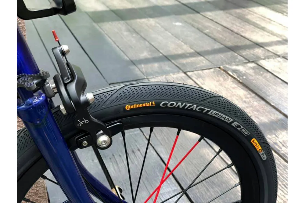 Continental Contact 16" x 1.35" Brompton Folding Bike Tyre - Reflective Bead