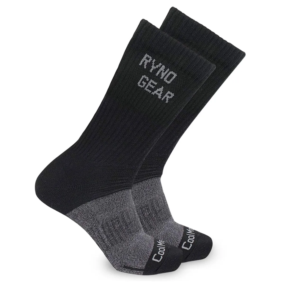 CoolMax 9" Moisture Wicking Performance Comfort Fit Socks