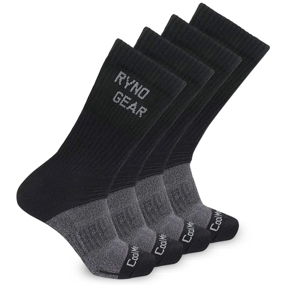 CoolMax 9" Moisture Wicking Performance Comfort Fit Socks