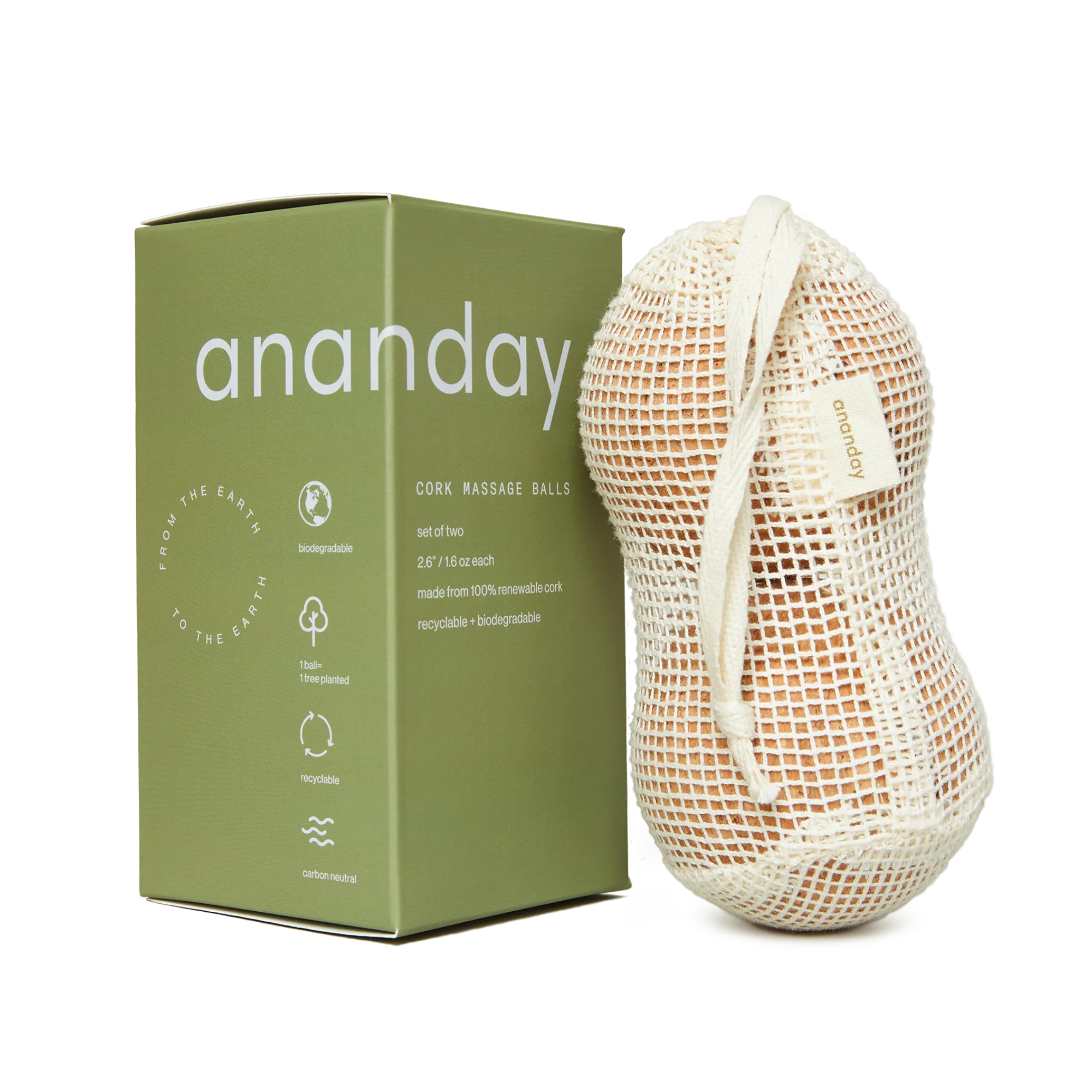 Cork Massage Ball Set