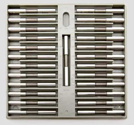 Deltronic THS-25 Class X Pin Gauge Sets, 0.001" Steps .001" Range .0248 - .1080" Number of Pins 25 Code DTHS0248-1080