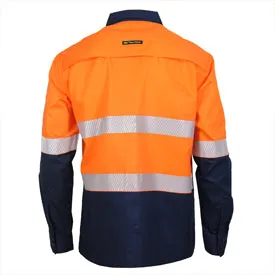 DNC 3648 HiVis 2 Tone Segment Taped Coolight Shirt