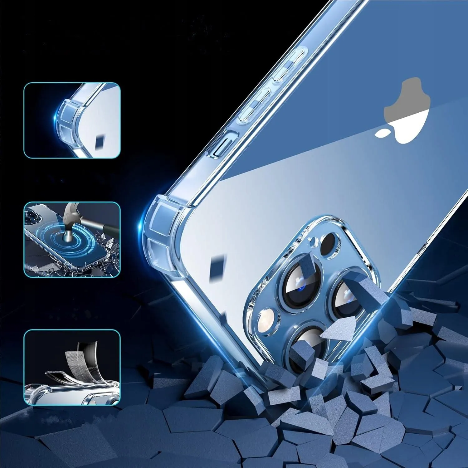 Etui Wzmacniane Air Cushion - iPhone 16 Pro