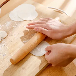 FaSoLa Tapered Rolling Pin - Large, Natural Wood