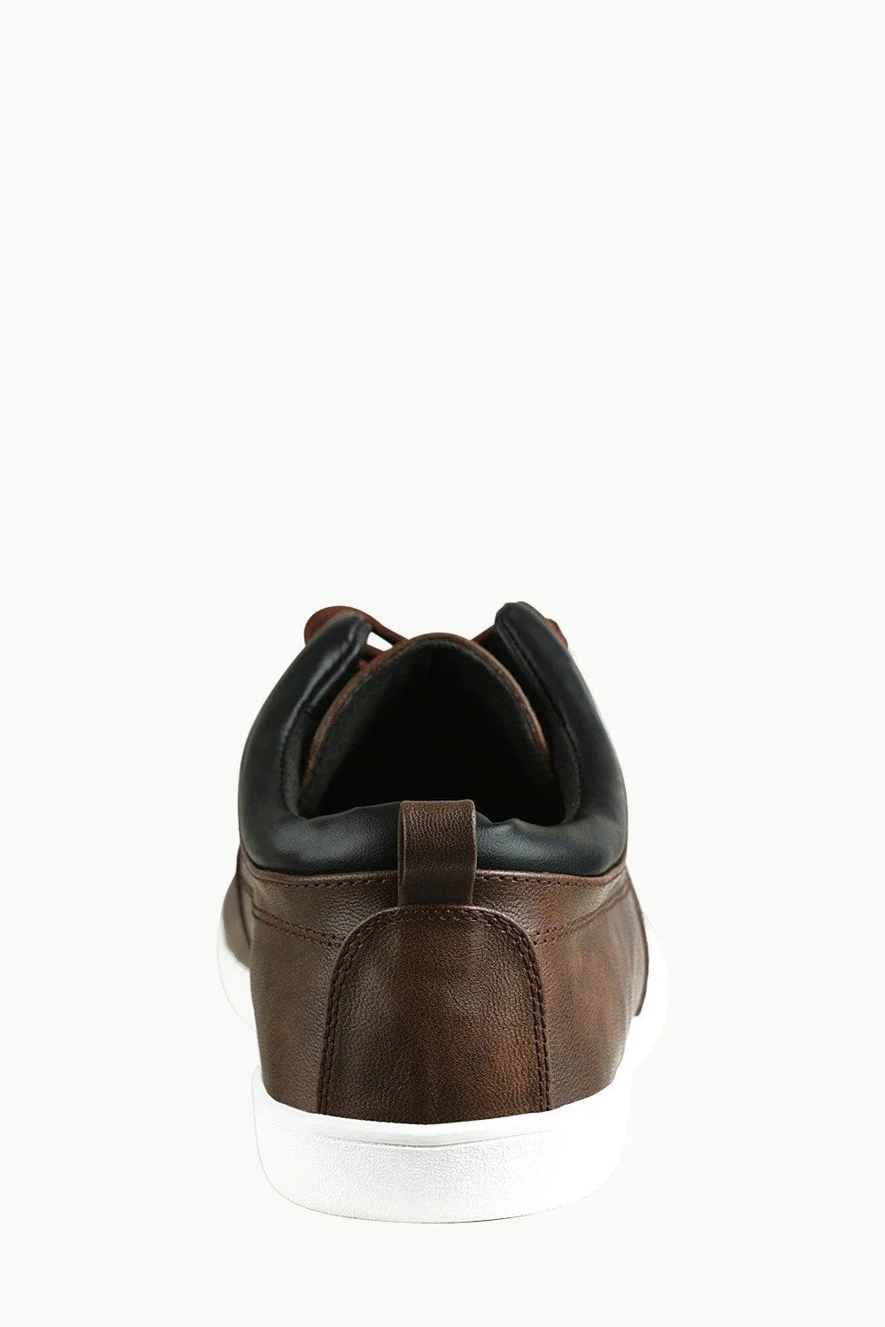 Faux Leather Urban Plimsolls