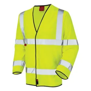 Flame Retardant Yellow Class 3 Long Sleeved Waistcoat