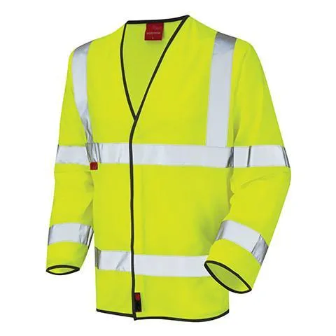 Flame Retardant Yellow Class 3 Long Sleeved Waistcoat