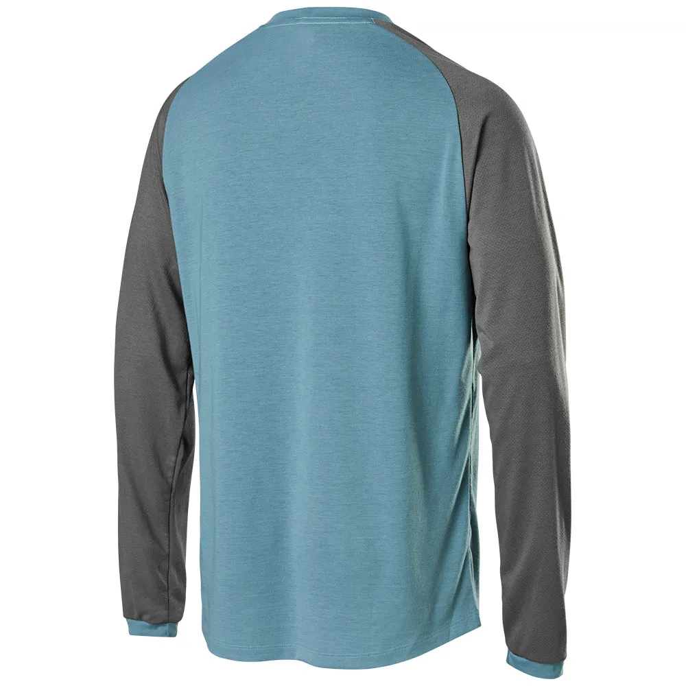 Fox Ranger Dri-Release Ls Foxhead Jersey - Light Blue