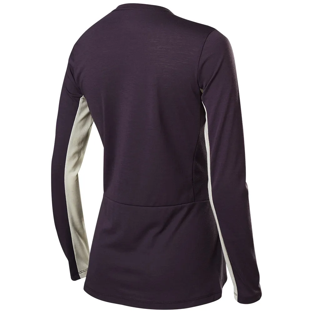 Fox Womens Ranger Dri-Release Ls Jersey - Dark Purple S