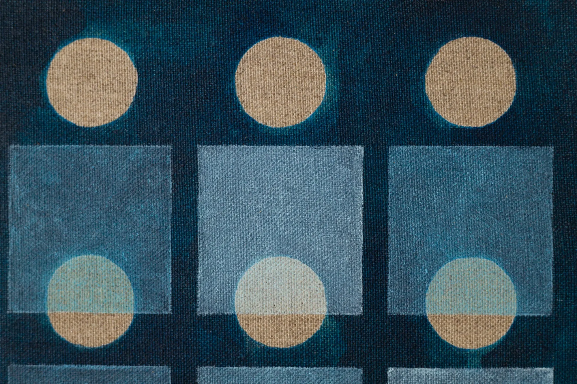 Grid Study in Prussian Blue 2