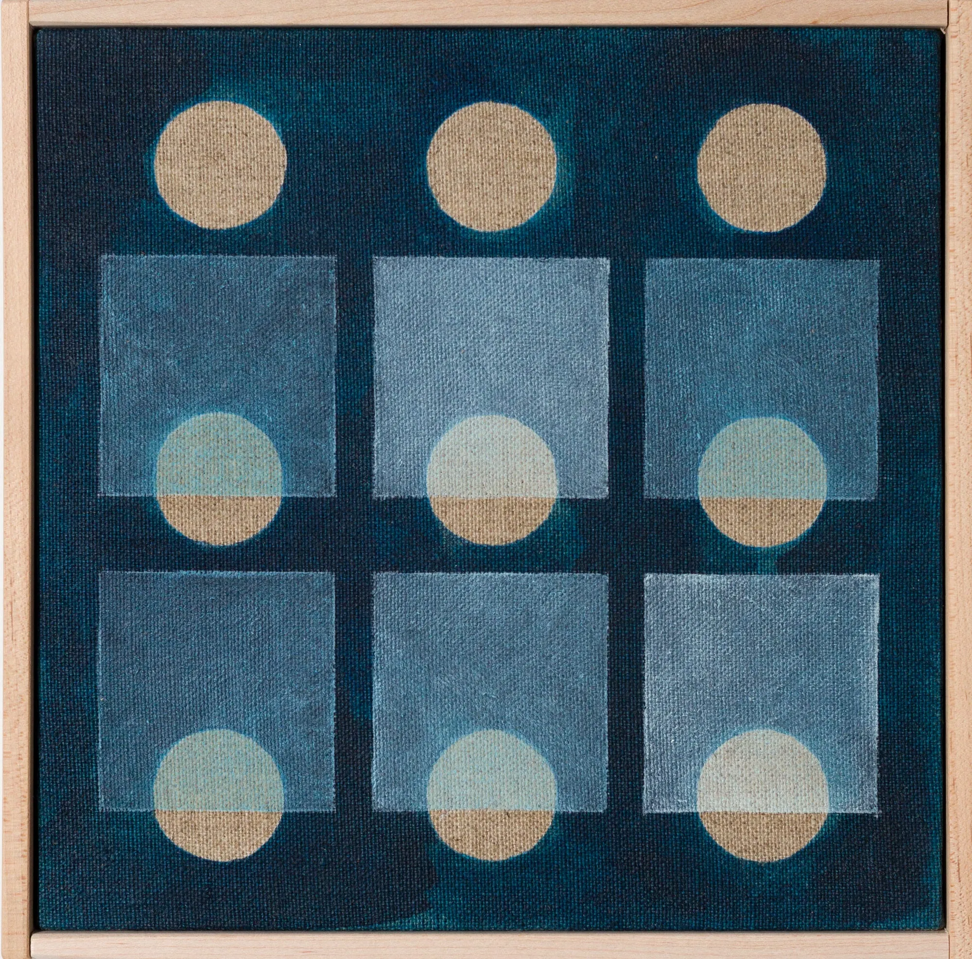 Grid Study in Prussian Blue 2