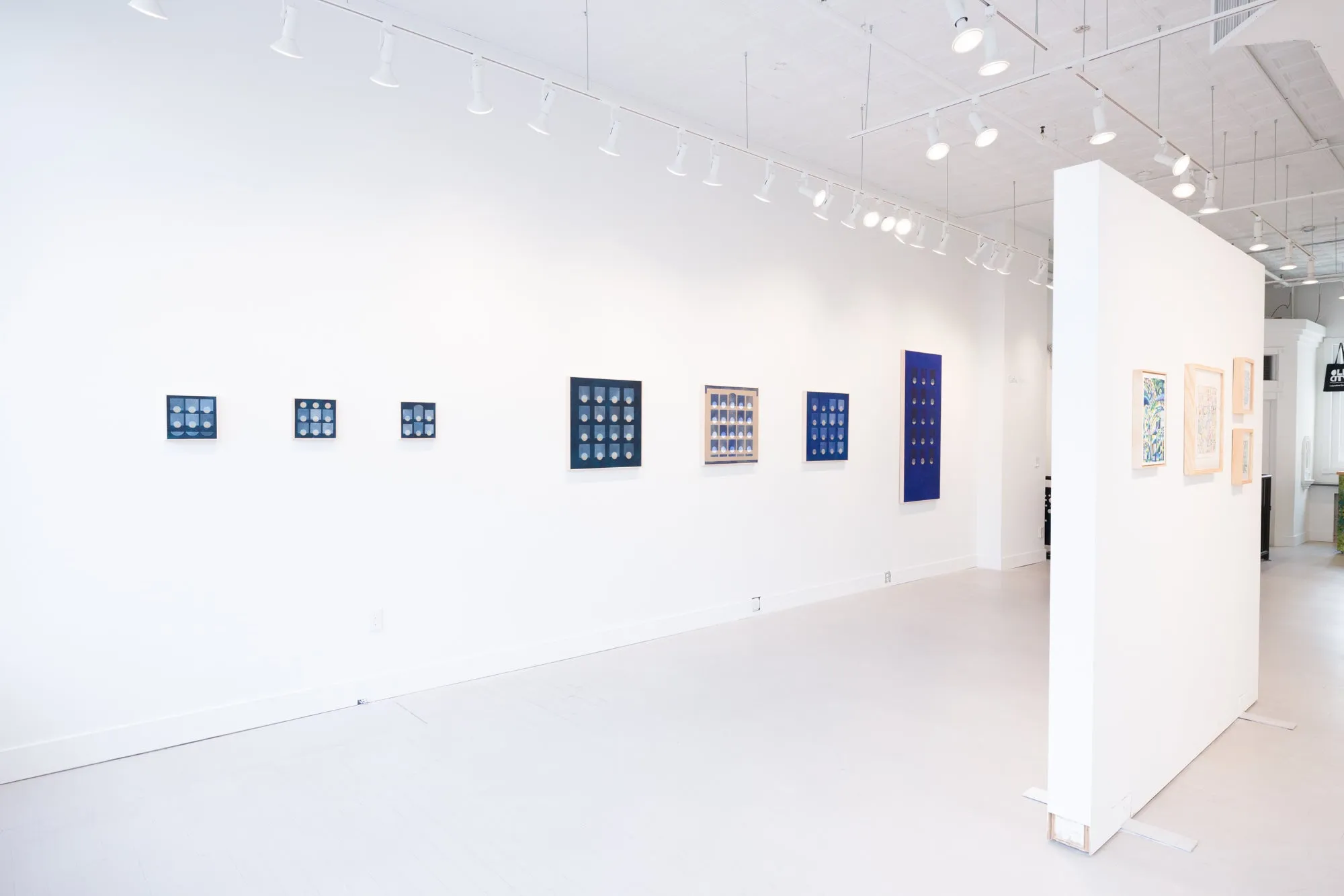 Grid Study in Prussian Blue 2