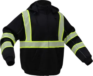 GSS Onyx Black Heavy Weight Sweatshirt, Dupont Fabric Protect, Non ANSI (each)