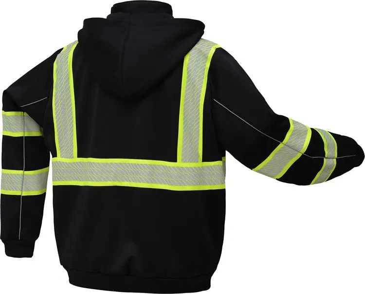 GSS Onyx Black Heavy Weight Sweatshirt, Dupont Fabric Protect, Non ANSI (each)