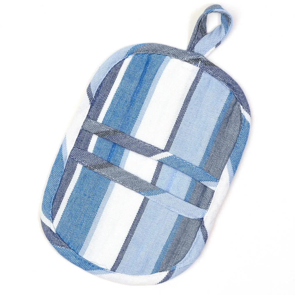 Hand Woven Mini Oven Mitt | Regatta Stripe Fair Trade