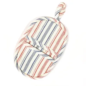 Hand Woven Mini Oven Mitt  | Ticking Stripe