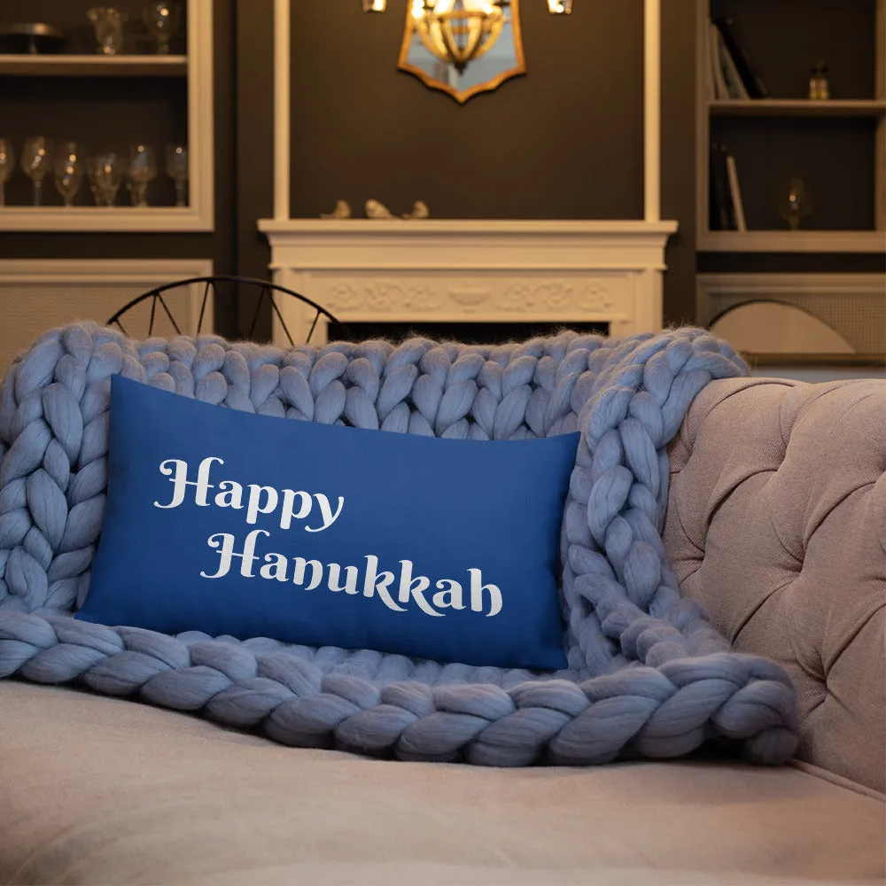 Happy Hanukkah Pillow