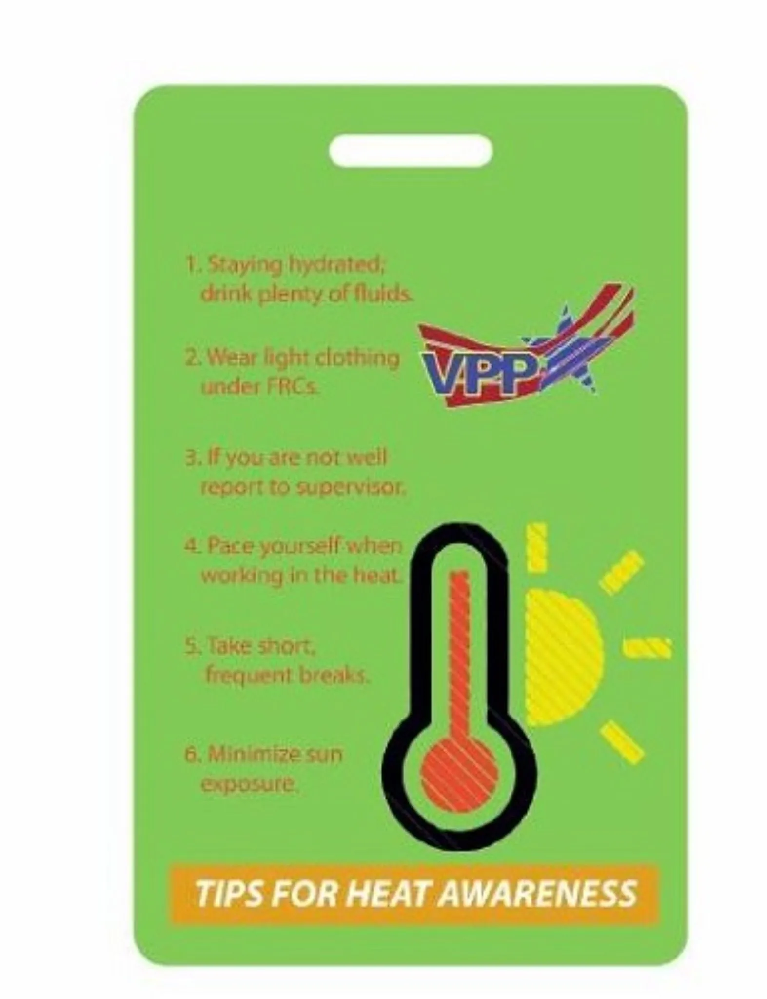 Heat Stress Kit With VPP OSHA LOGO - #402236